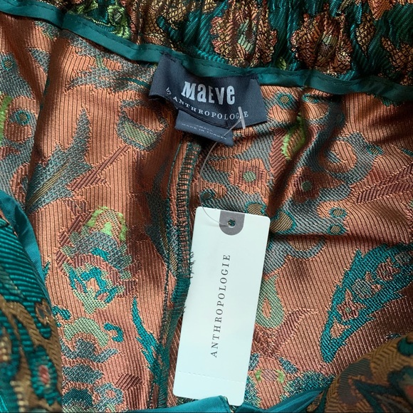 SOLD ANTHROPOLOGIE MAEVE Melyssa Jaquard Trouser S - Picture 10 of 16